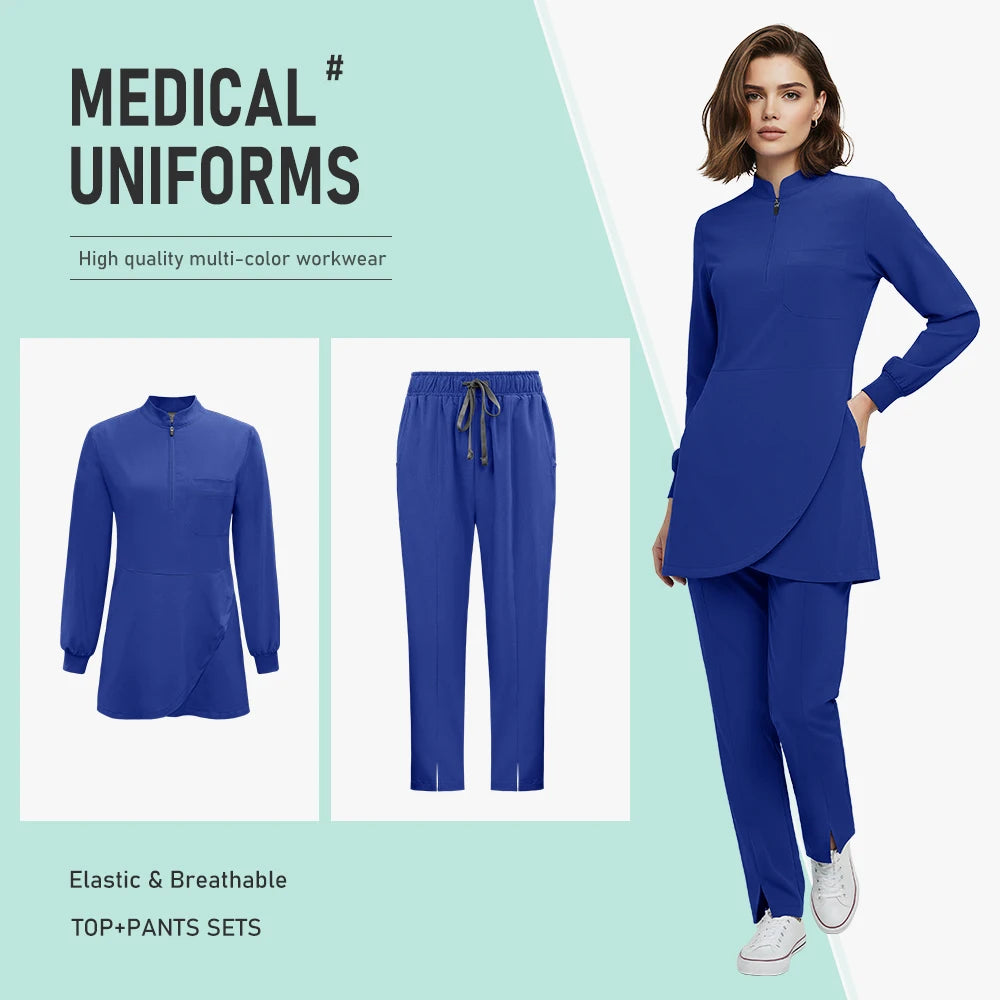 Long Sleeve Medical Scrub