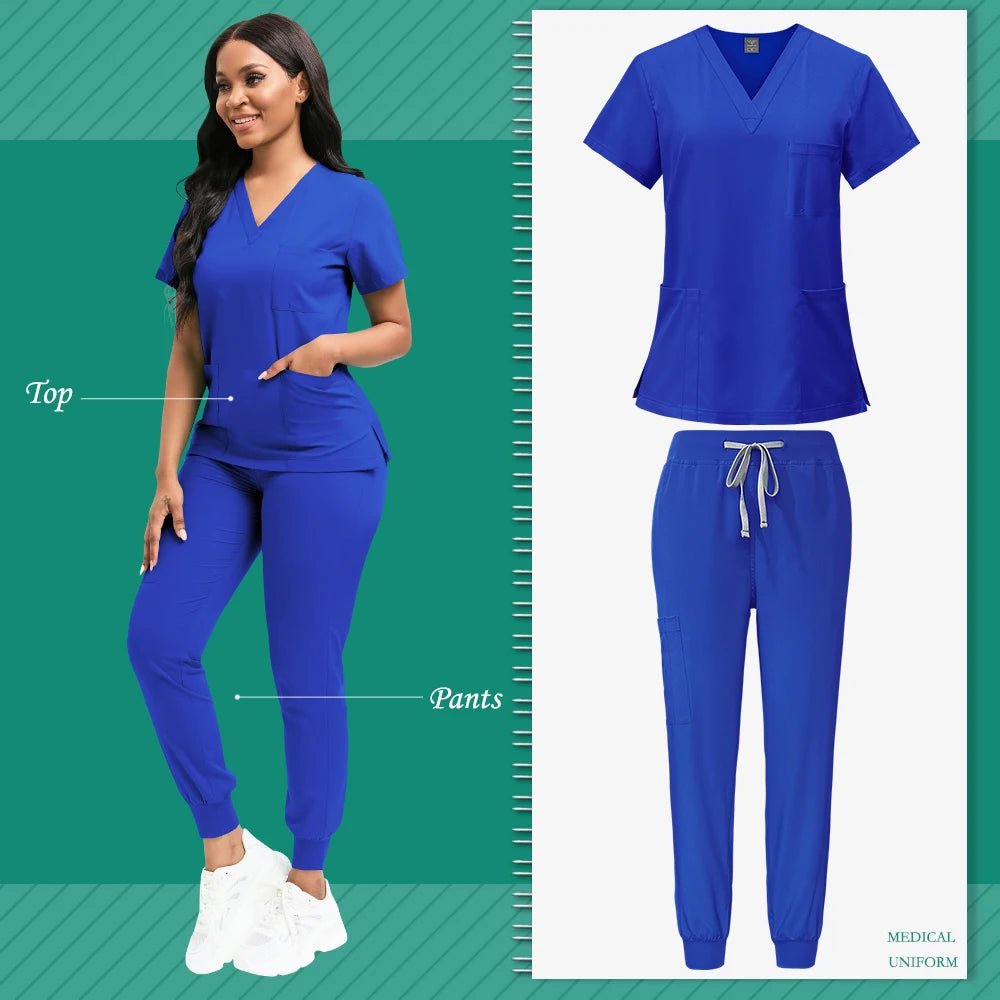 Veterinary & Dental Scrub Uniform Set