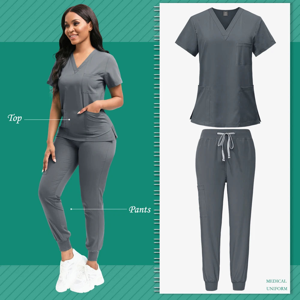 Veterinary & Dental Scrub Uniform Set