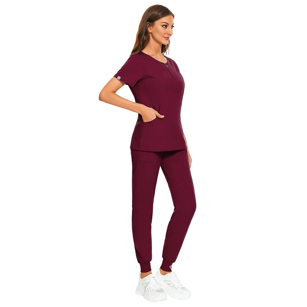 Breathable Women’s Medical Scrub Suit