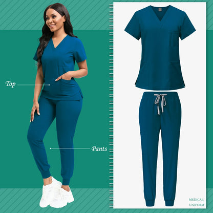 Veterinary & Dental Scrub Uniform Set