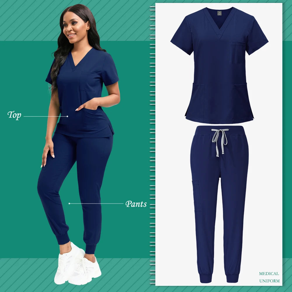 Veterinary & Dental Scrub Uniform Set