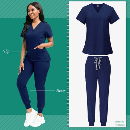Veterinary & Dental Scrub Uniform Set