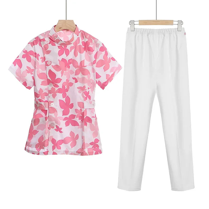 Women’s Multicolor Medical Scrub Set