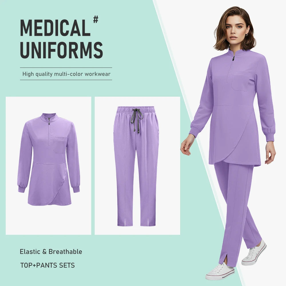 Long Sleeve Medical Scrub