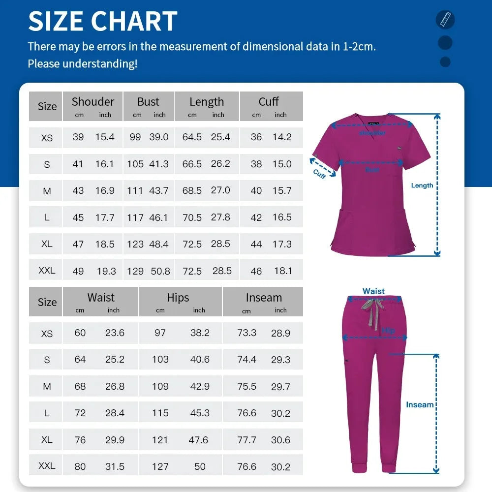 Hospital Surgical Scrubs Workwear Set