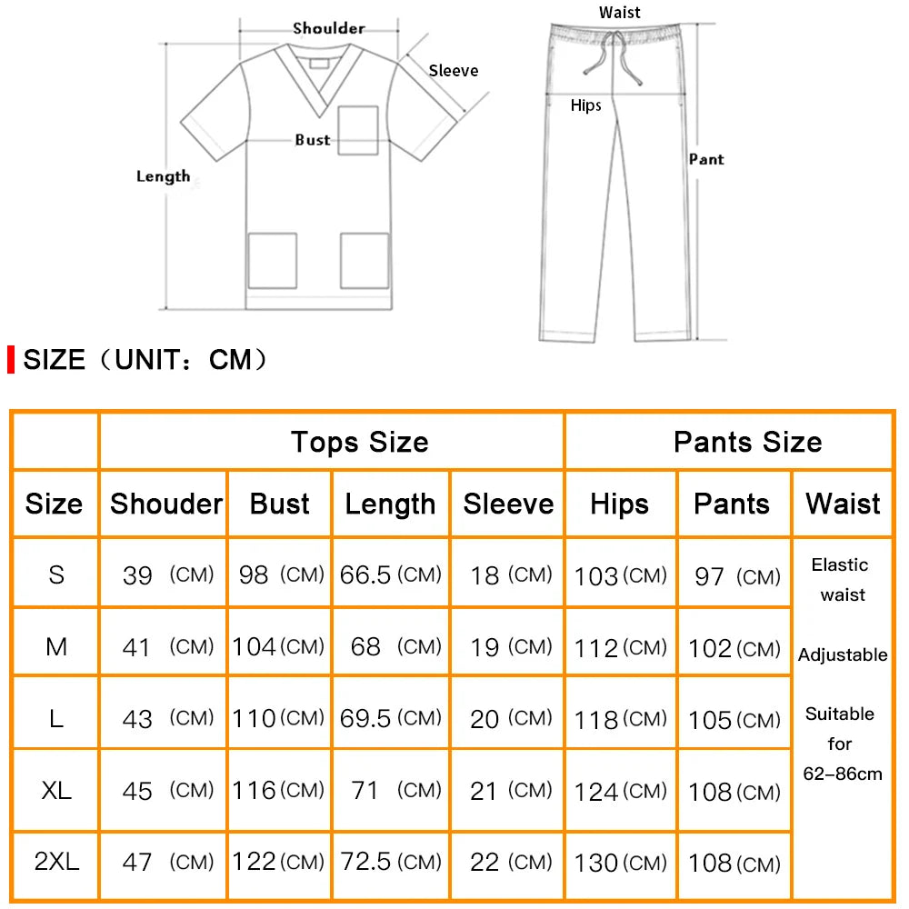 Breathable Women’s Medical Scrub Suit