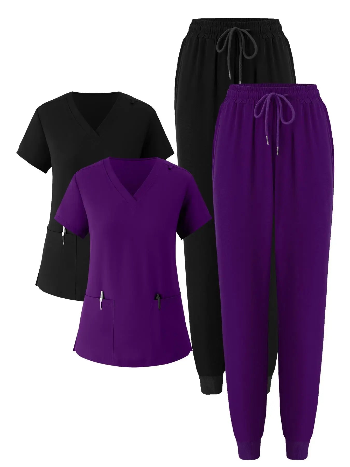 Women’s 4-Piece Medical Scrub Set