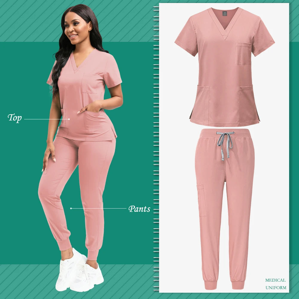 Veterinary & Dental Scrub Uniform Set