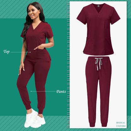 Veterinary & Dental Scrub Uniform Set