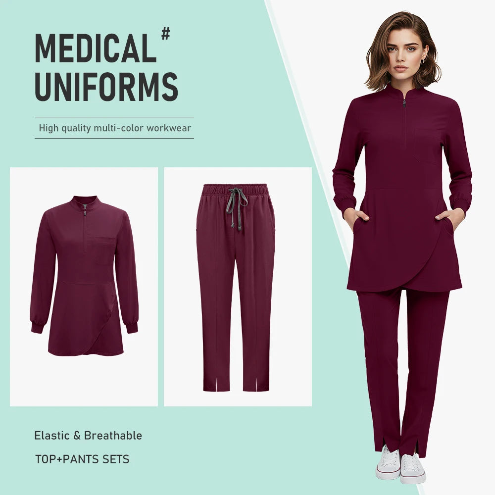 Long Sleeve Medical Scrub